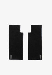 Nordic TRK Knitted Fingerless Gloves Black