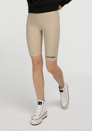 Basic Biker Short Beige