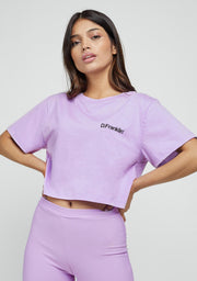 Basic Crop Top Lavender