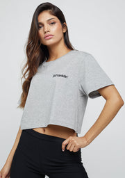 Basic Crop Top Grey