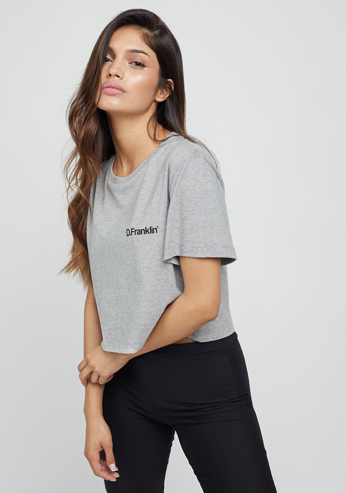 Basic Crop Top Grey