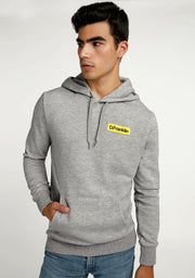 Hoodie Smiley Grey