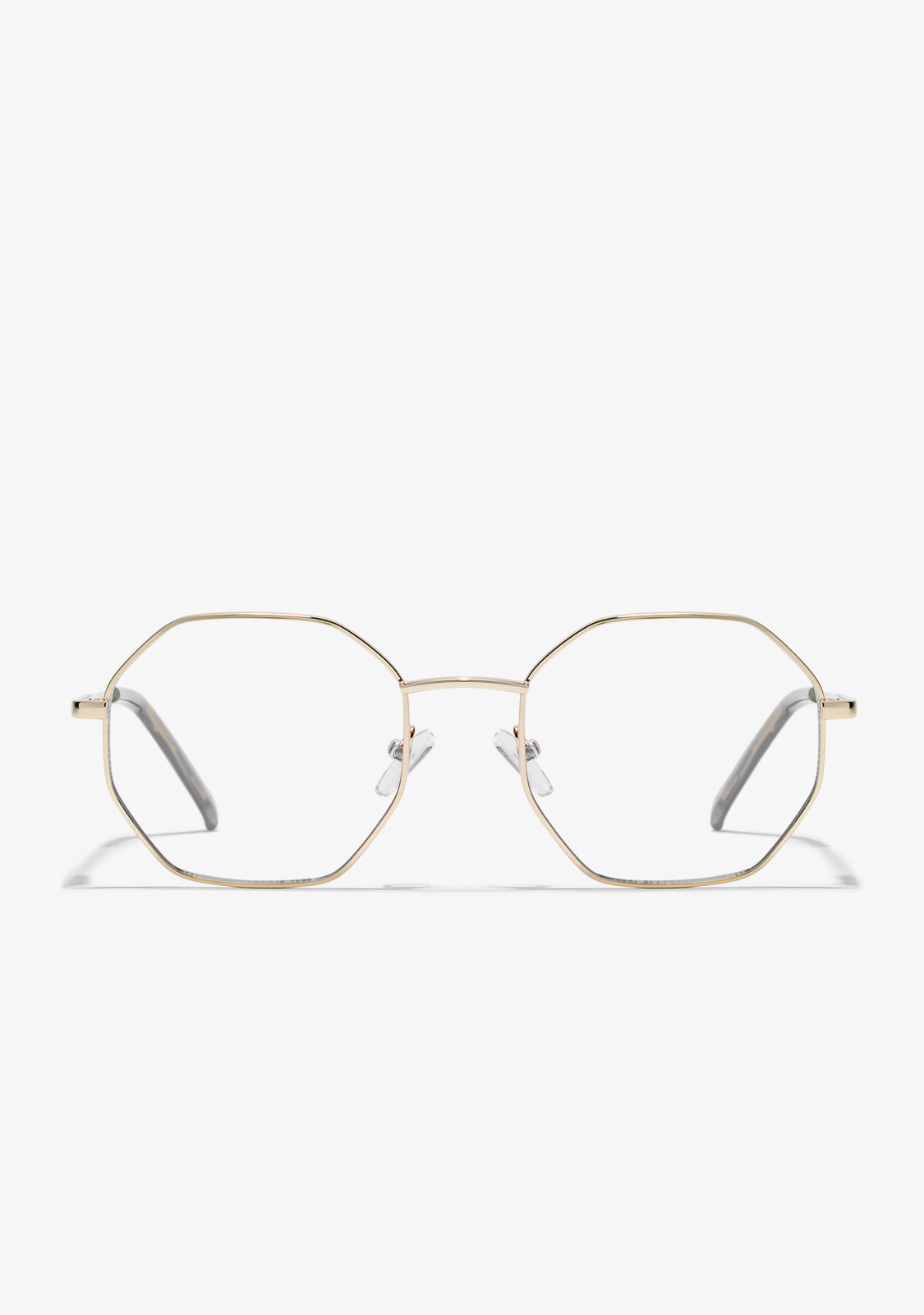 Classic Hexagon Blue Block Carey / Gold