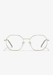 Classic Hexagon Blue Block Carey / Gold