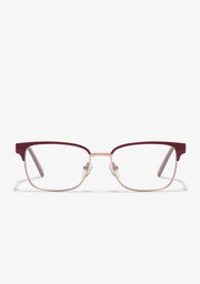 Romeo Square Blue Block Gold / Burgundy