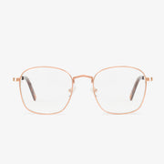 Classic Square Blue Block / Rose Gold