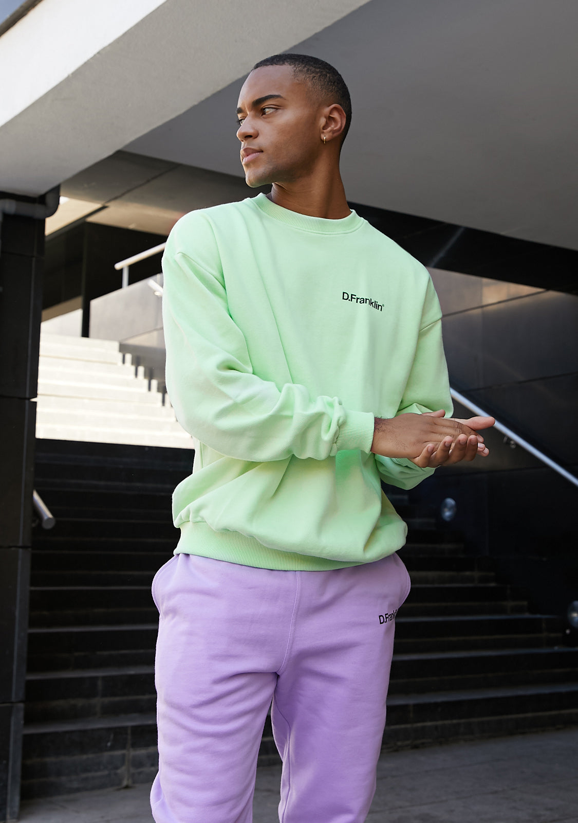 Sweatshirt Oversized D.Franklin Basic Mint