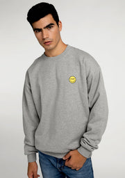 Sweatshirt Smiley Grey