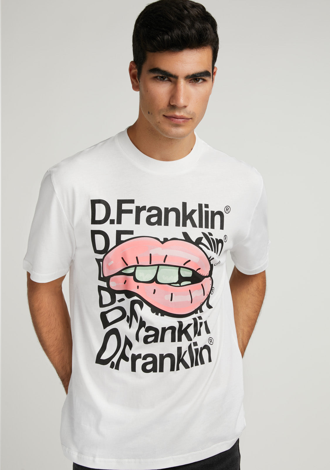 T-Shirt Mouth White