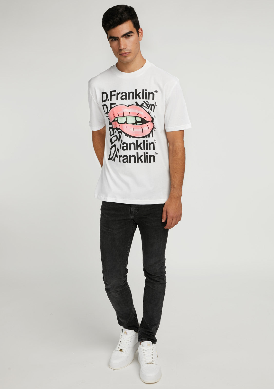 T-Shirt Mouth White