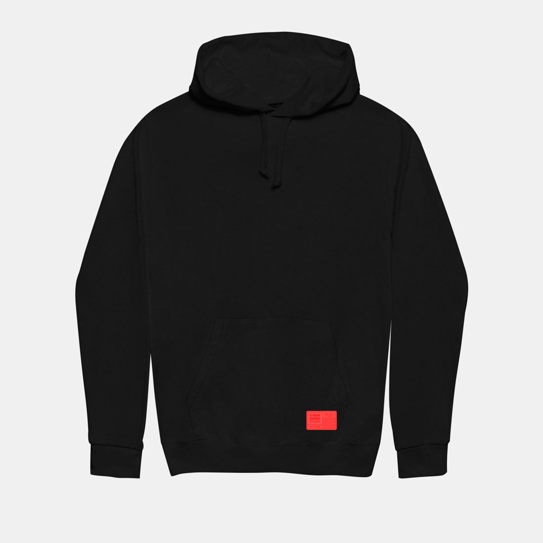 Crack Black Hoodie
