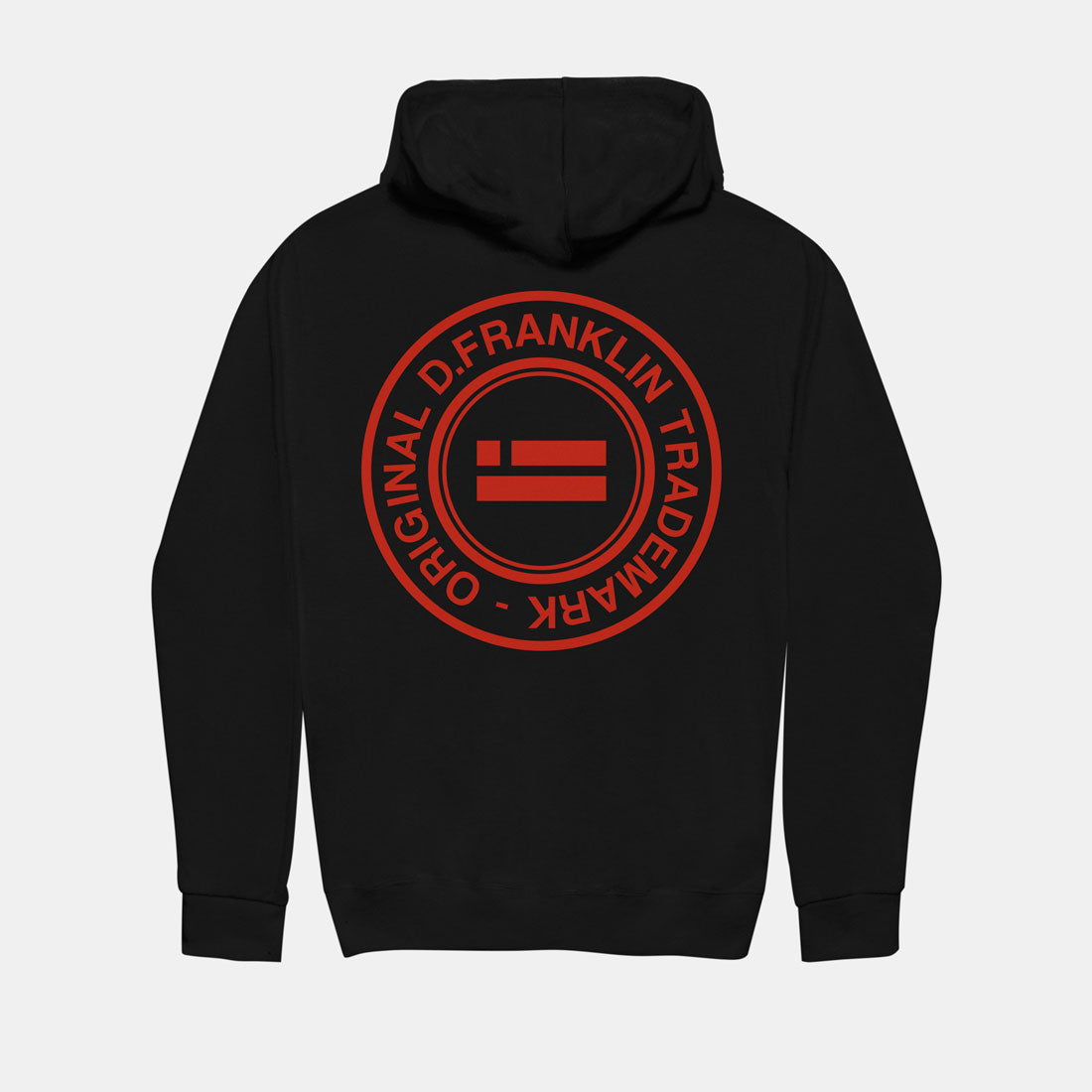 Crack Black Hoodie
