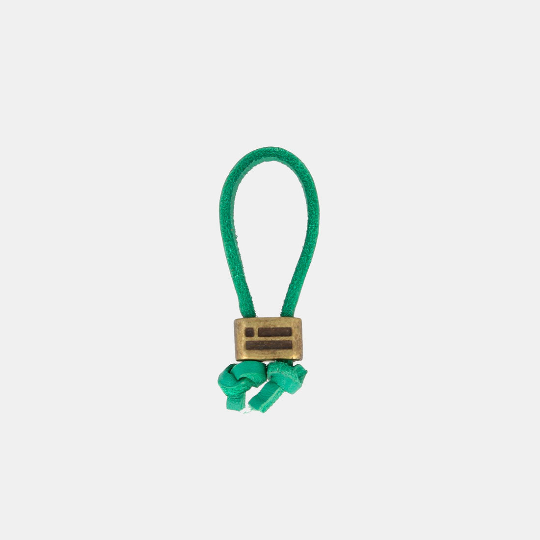 Keychain Magnum Leather Green/Gold