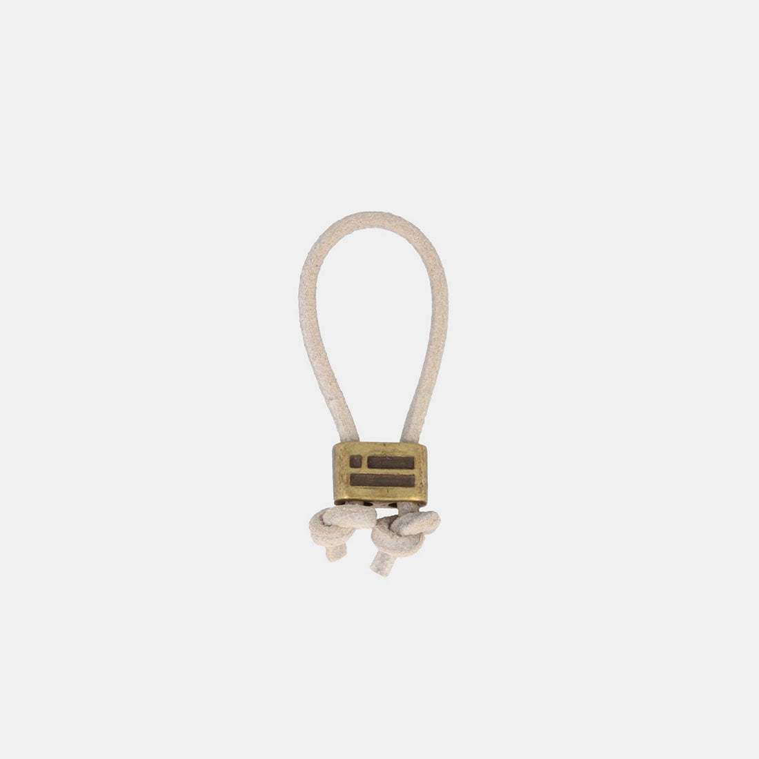 Keychain Magnum Leather Titanium/Gold