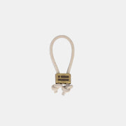 Keychain Magnum Leather Titanium/Gold