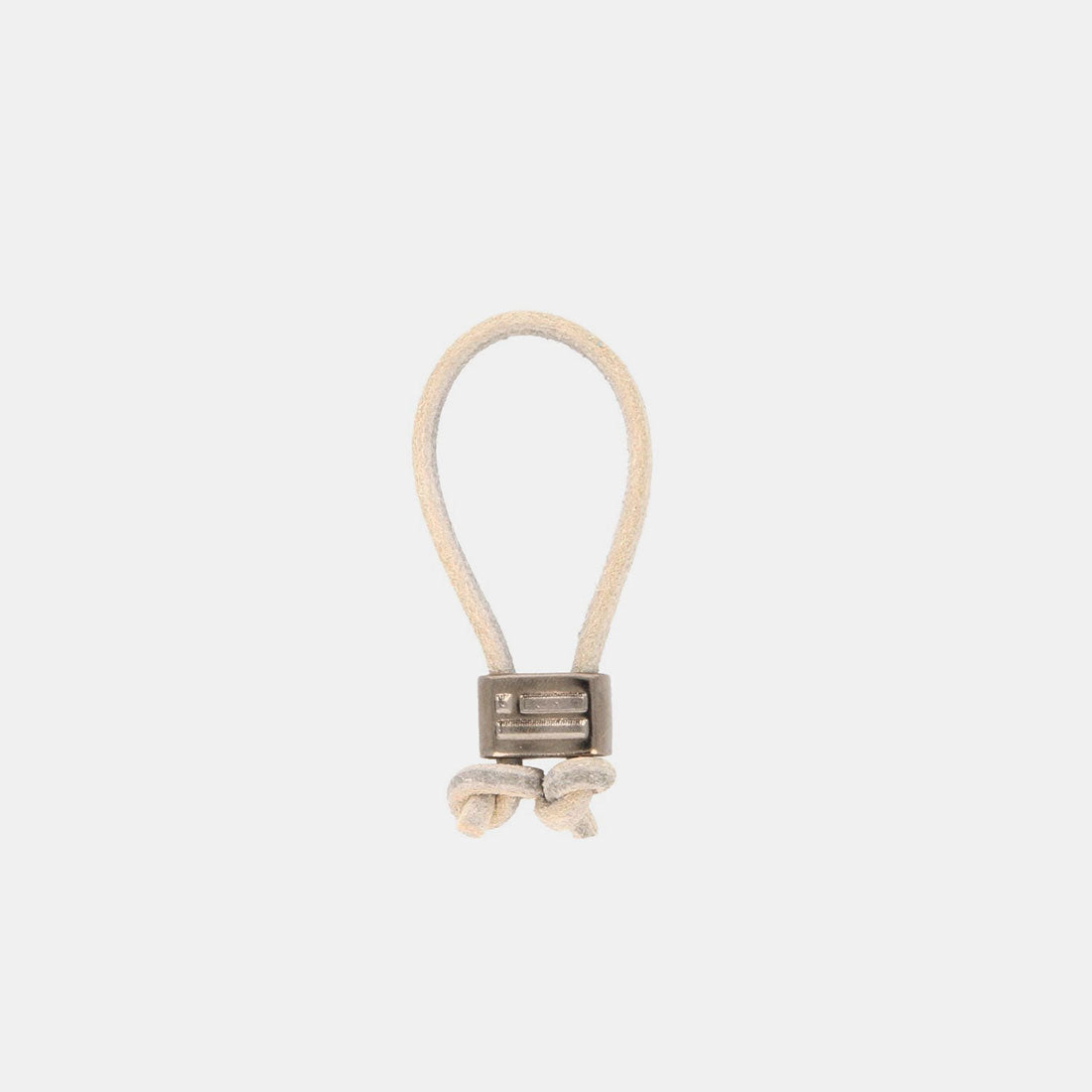 Keychain Jeroboam Leather Titanium/Metal