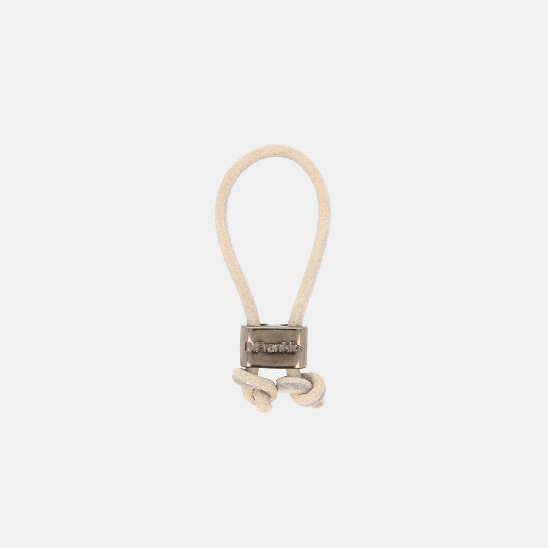 Keychain Jeroboam Leather Titanium/Metal