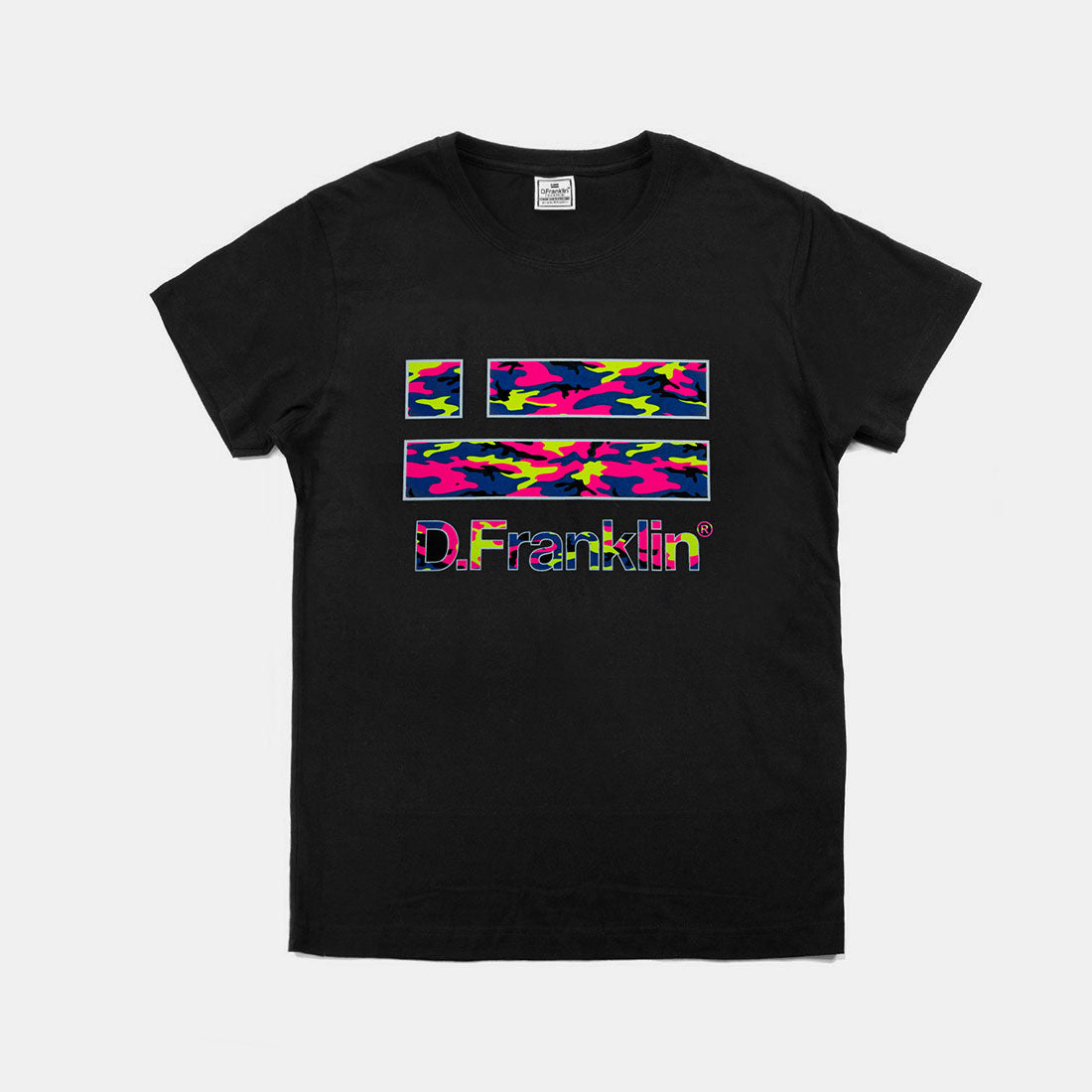 Camo Fluor Tee Black