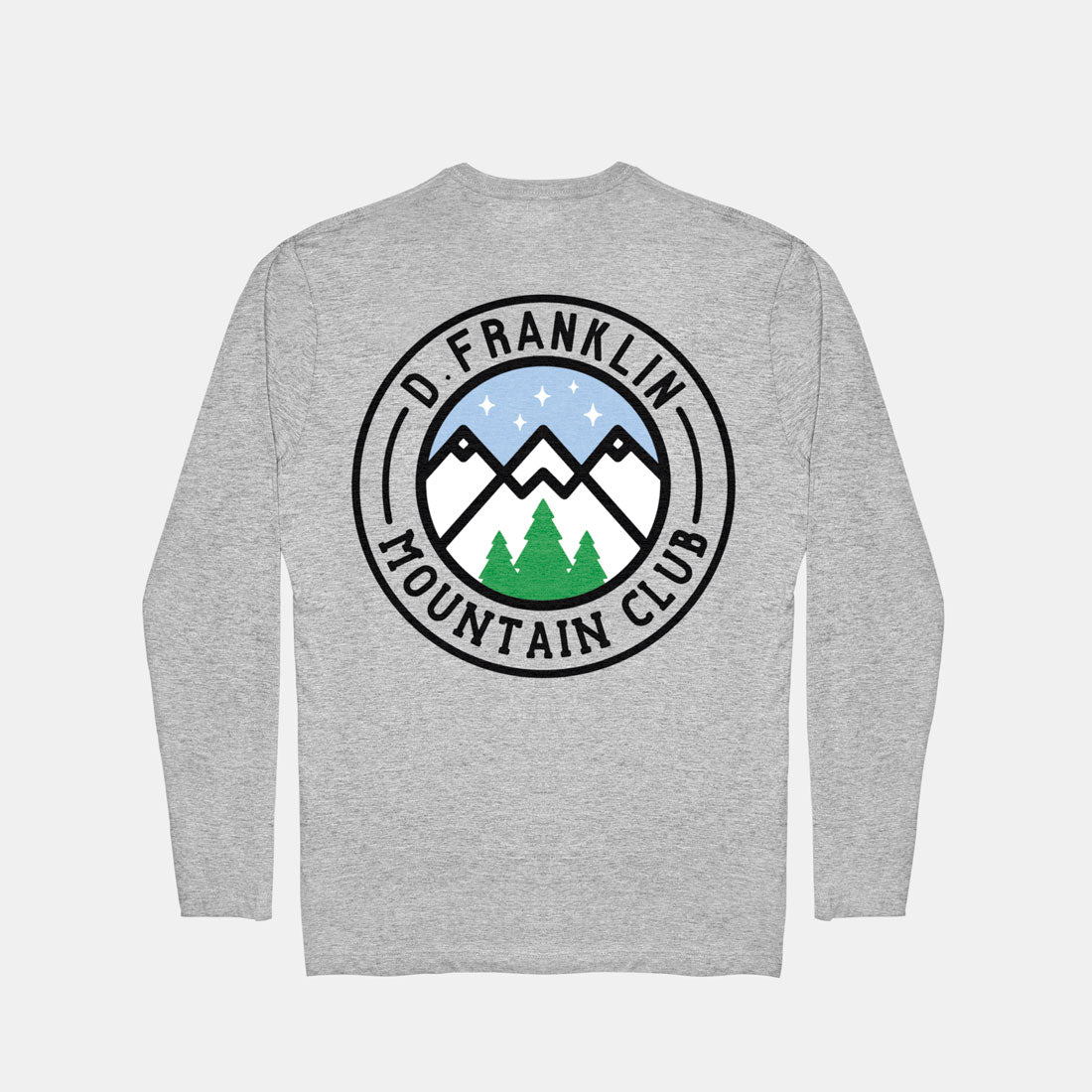 Peak Long Sleeve T-Shirt Grey