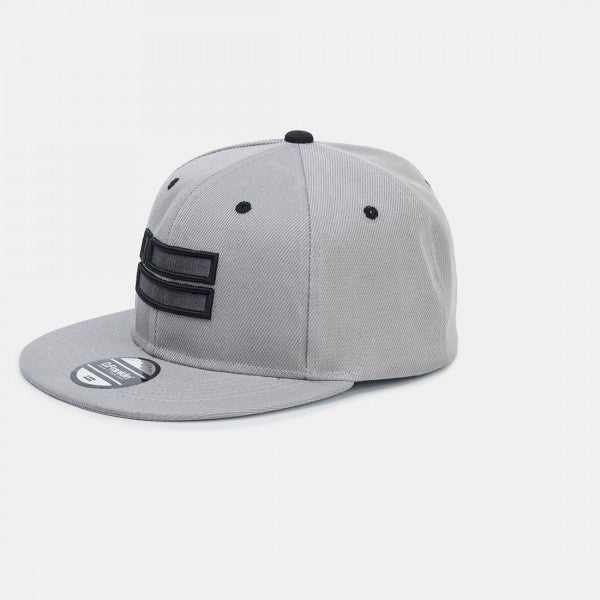 Grey Chrome Snapback
