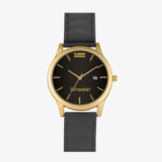 Irvine Leather Gold / Black