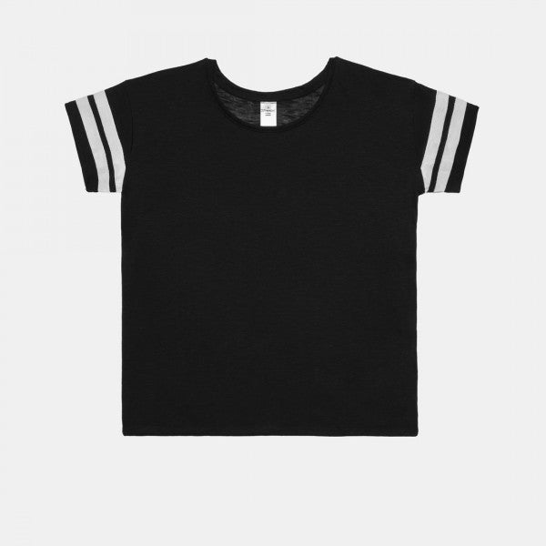 Lines Black Tee