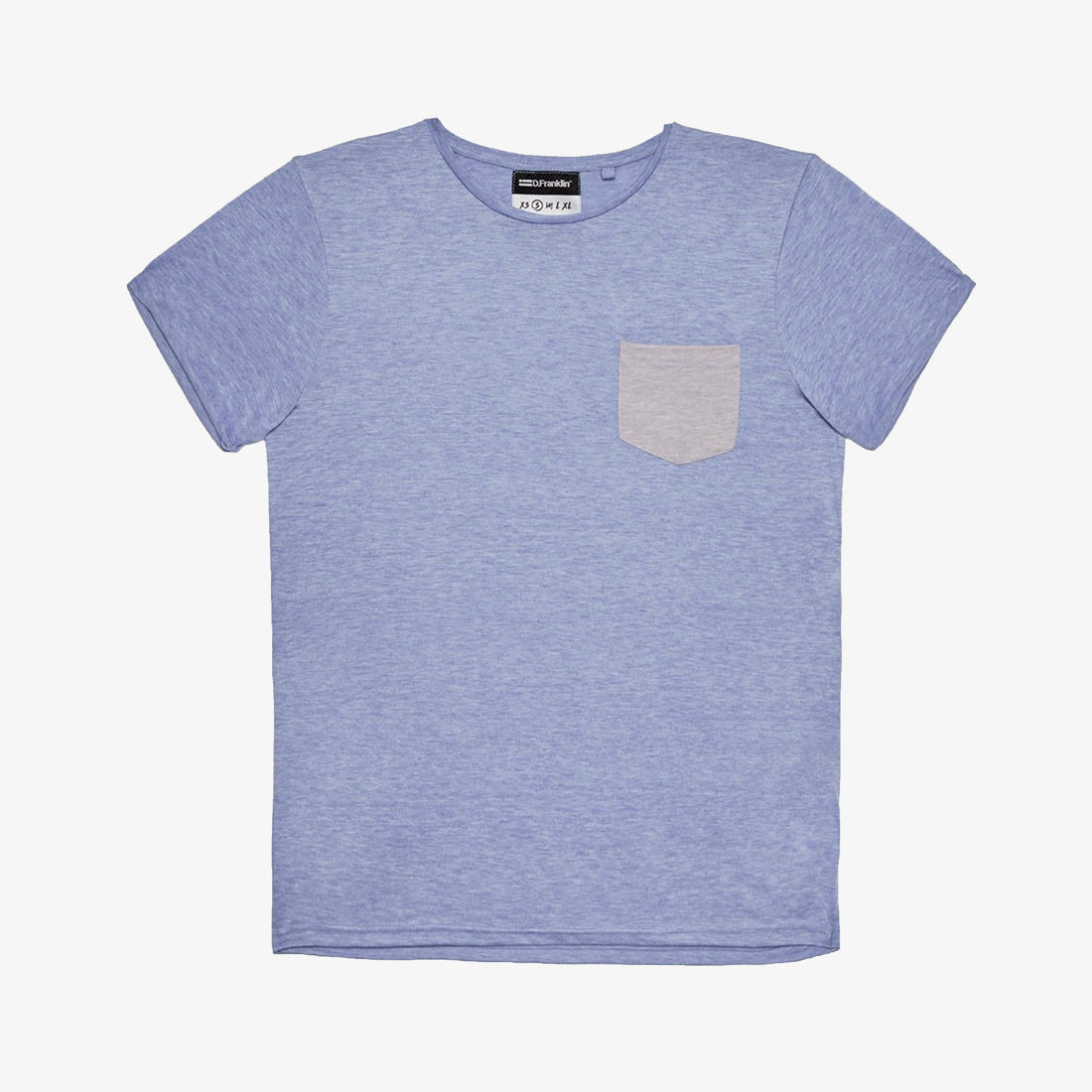 Pocket Blue / Yellow Tee
