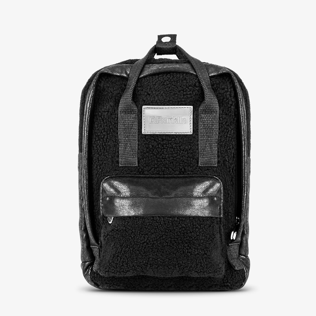 Abby Backpack Fleece Black / Black