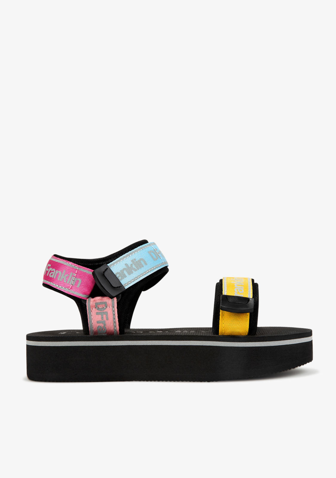 Hawaii Eva Sandal Black Multi