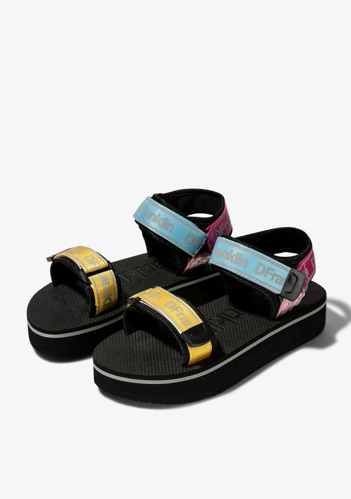 Hawaii Eva Sandal Black Multi
