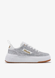Low Court Glitter Silver