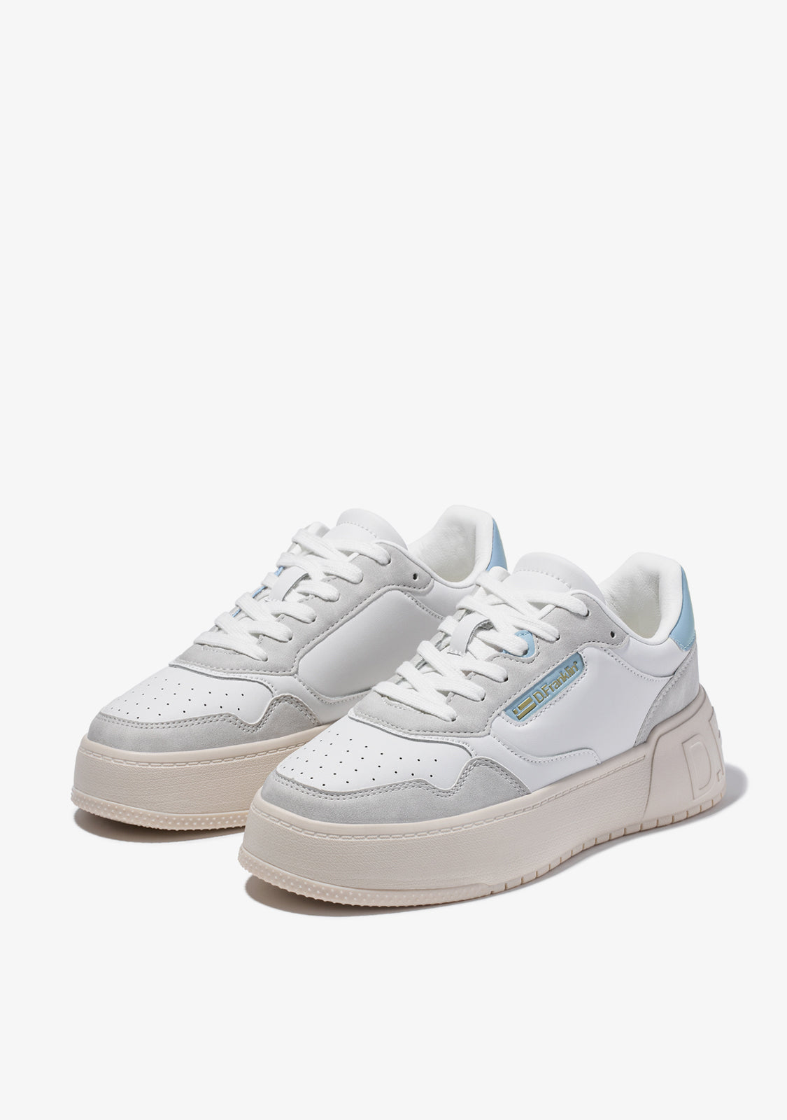 Court Basic White / Blue